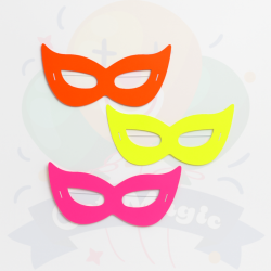 Antifaz Carioca Fluo | COTIMAGIC - Tu tienda de cotillón