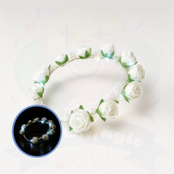 Vincha de Flores Luminosas | COTIMAGIC - Tu tienda de cotillón