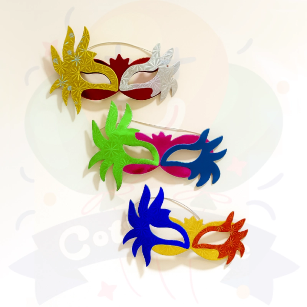 Antifaz Holográfico Carioca | COTIMAGIC - Tu tienda de cotillón