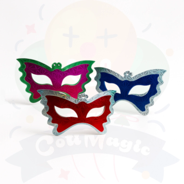 Antifaz Holográfico Mariposa | COTIMAGIC - Tu tienda de cotillón