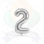 GLOBO PLATEADO Nº 2