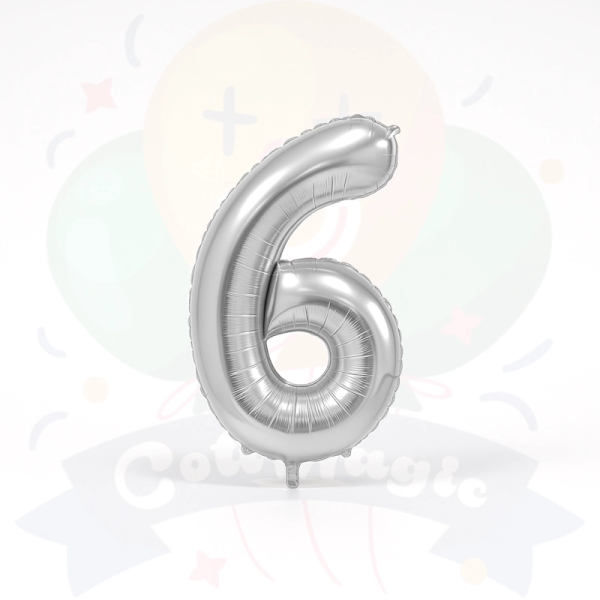 GLOBO PLATEADO Nº 6