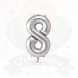 GLOBO PLATEADO Nº 8