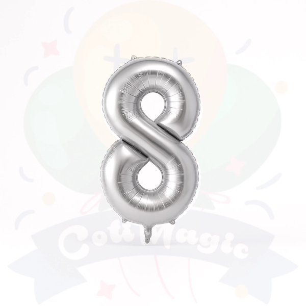 GLOBO PLATEADO Nº 8