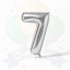 GLOBO PLATEADO Nº 7