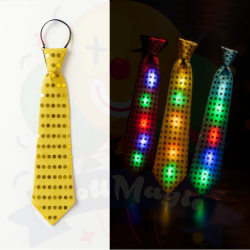 Corbatas de Lentejuelas con Led | COTIMAGIC - Tu tienda de cotillón