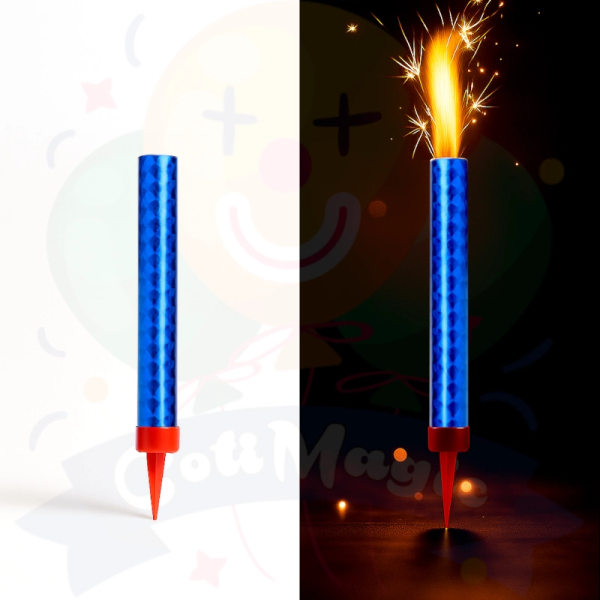 VELA BENGALA HOLOGRAFICA - AZUL
