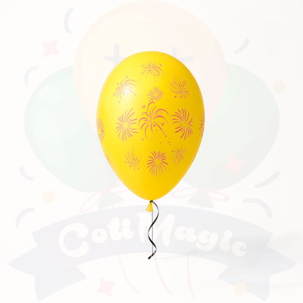Globo Látex Fuegos Artificiales | COTIMAGIC - Tu tienda de cotillón