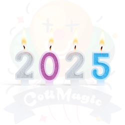 Vela Número Glitter | COTIMAGIC - Tu tienda de cotillón