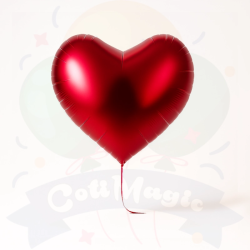 Globos Metalizados Corazones Lisos | COTIMAGIC - Tu tienda de cotillón