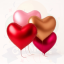 Globos Metalizados Corazones Lisos | COTIMAGIC - Tu tienda de cotillón