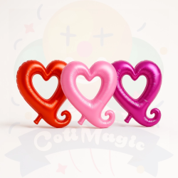 Globo Metalizado Corazón Calado | COTIMAGIC - Tu tienda de cotillón
