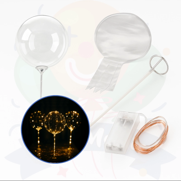 Globo Burbuja  Luz Cálida | COTIMAGIC - Tu tienda de cotillón