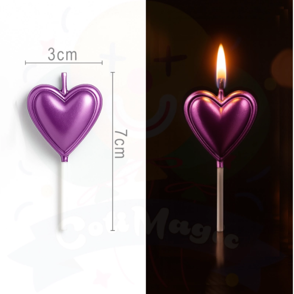 Velita Corazón | COTIMAGIC - Tu tienda de cotillón