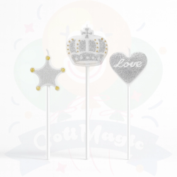 Vela Glam Silver | COTIMAGIC - Tu tienda de cotillón