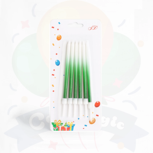 Vela Degradé - PACK x 6u. | COTIMAGIC - Tu tienda de cotillón