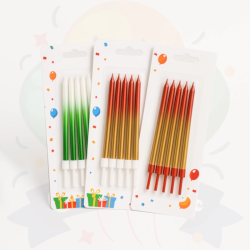 Vela Degradé - PACK x 6u. | COTIMAGIC - Tu tienda de cotillón