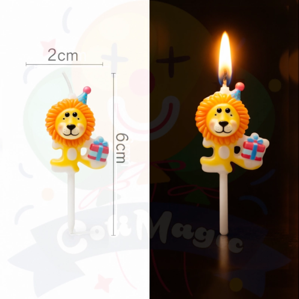 Velitas Con Formas Animalitos | COTIMAGIC - Tu tienda de cotillón
