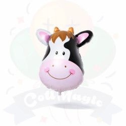 Globos Metalizados Vaquita | COTIMAGIC - Tu tienda de cotillón