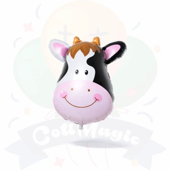 Globos Metalizados Vaquita | COTIMAGIC - Tu tienda de cotillón