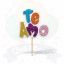 Toppers Te Amo Multicolor | COTIMAGIC - Tu tienda de cotillón