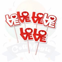 Toppers LOVE | COTIMAGIC - Tu tienda de cotillón