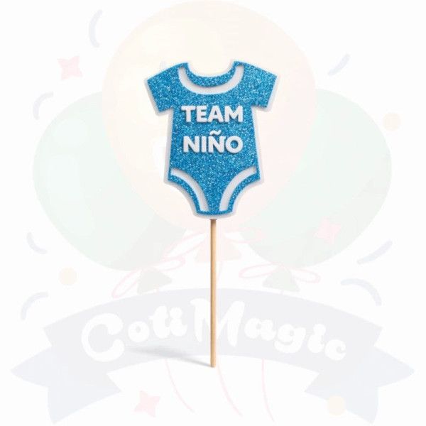 Toppers Team Niño / Team Niña | COTIMAGIC - Tu tienda de cotillón