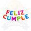 Guirnalda Feliz Cumple Holográfica | COTIMAGIC - Tu tienda de cotillón