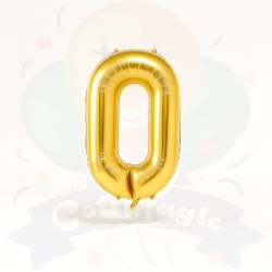 Globos Números Dorado | COTIMAGIC - Tu tienda de cotillón