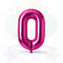 Globos Números Rosas| COTIMAGIC - Tu tienda de cotillón