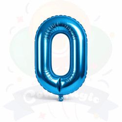 Globos Números Celestes | COTIMAGIC - Tu tienda de cotillón