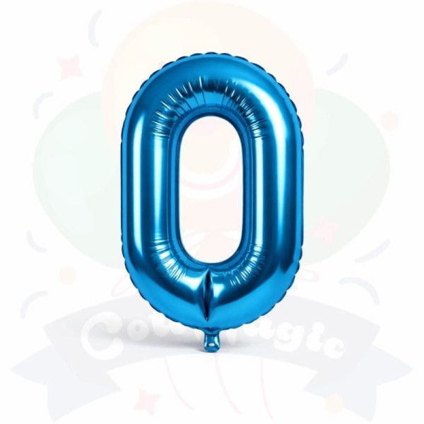 Globos Números Celestes | COTIMAGIC - Tu tienda de cotillón