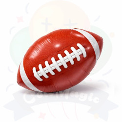 Globo Metalizado Pelota Rugby | COTIMAGIC - Tu tienda de cotillón