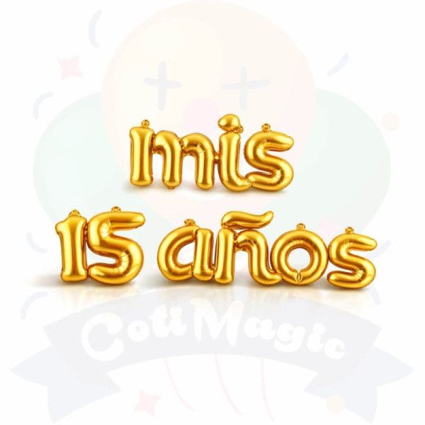 GLOBOS MIS 15 AÑOS