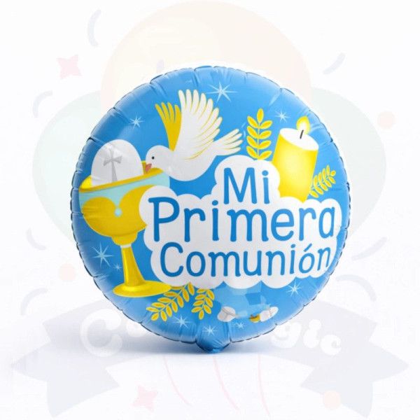 Globo Metalizado Comunión | COTIMAGIC - Tu tienda de cotillón