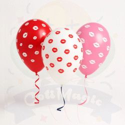 Globo Latex Besos 12" | COTIMAGIC - Tu tienda de cotillón