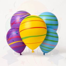 Globos Látex Piñata Jaspeada | COTIMAGIC - Tu tienda de cotillón