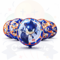 Globos Metalizados Sonic 9" | COTIMAGIC - Tu tienda de cotillón