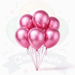 GLOBO CHROME 10" - ROSA