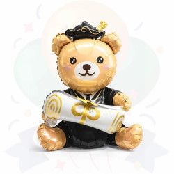 Globo Oso Graduado 35" | COTIMAGIC - Tu tienda de cotillón