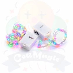 ALAMBRE LED MULTICOLOR 3mts C/PILAS