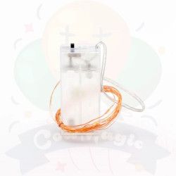 ALAMBRE LED CALIDA 3mts S/PILAS