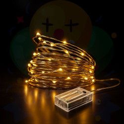 ALAMBRE LED CALIDA 3mts S/PILAS