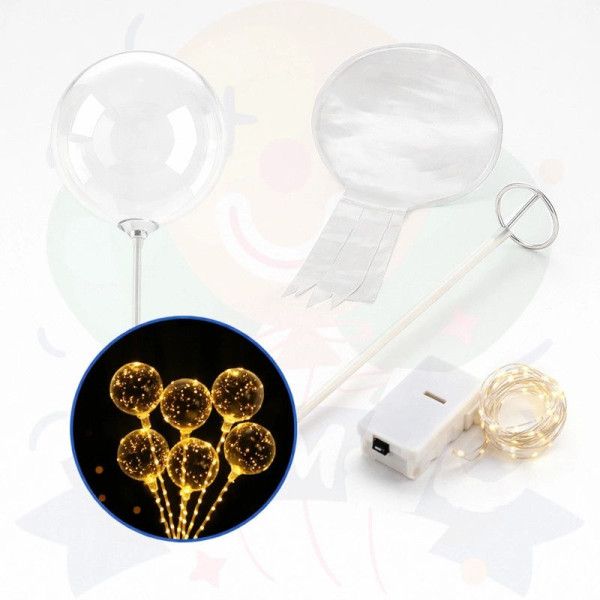 Globo Burbuja  Luz Cálida | COTIMAGIC - Tu tienda de cotillón