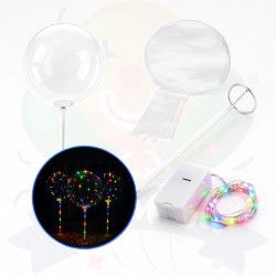 Globo Burbuja Luz Multicolor| COTIMAGIC - Tu tienda de cotillón