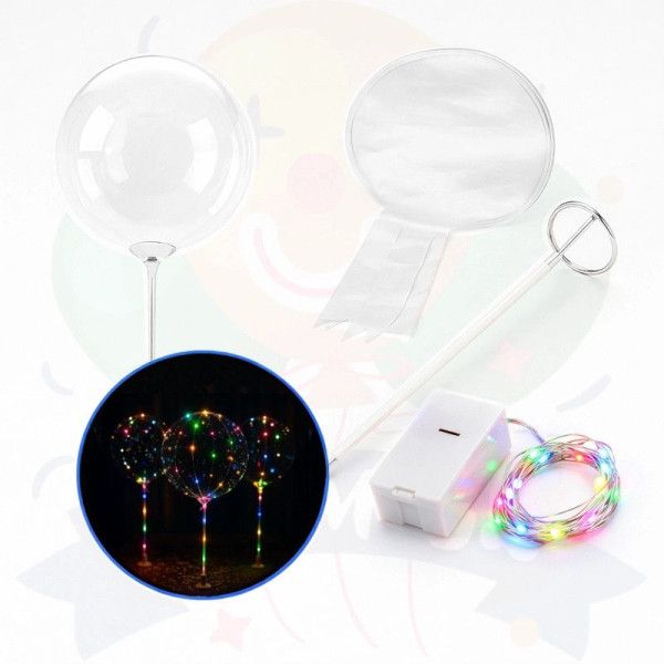 Globo Burbuja Luz Multicolor| COTIMAGIC - Tu tienda de cotillón