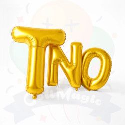 Globos Metalizado Letras Doradas | COTIMAGIC tú tienda de cotillón
