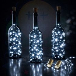 Corchos Luces LED Fría/Blanca | COTIMAGIC - Tu tienda de cotillón