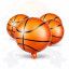 Globos Pelota Basquet | COTIMAGIC - Tu tienda de cotillón
