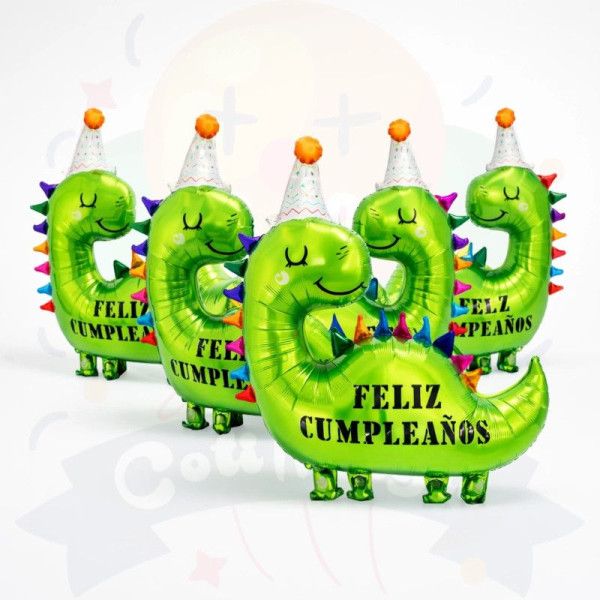 Globos Dinosaurio Bonete | COTIMAGIC - Tu tienda de cotillón